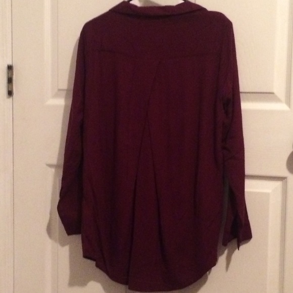 Velvet Heart Rayon Soft Button Up Shirt S - Picture 3 of 6